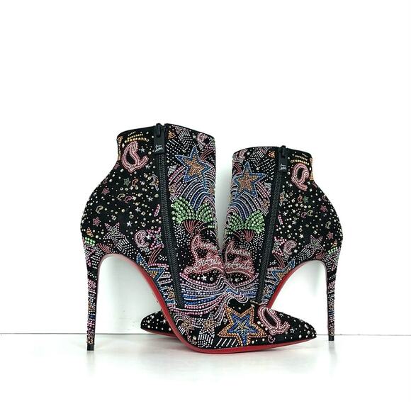 Christian Louboutin So Kate Starlight Crystals Studded Limited Edition Booty 40 - Picture 3 of 13
